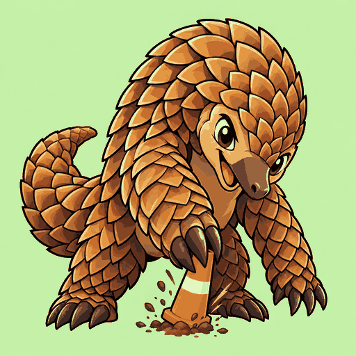 Tiny Pylon Pangolin logo